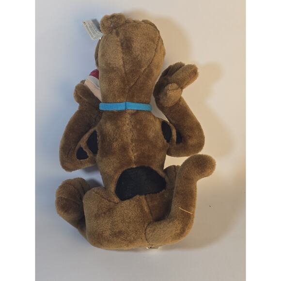 13" Scooby Doo Plush Holding Hot Dog 1998 Cartoon Network Play by Play - Picture 4 of 7